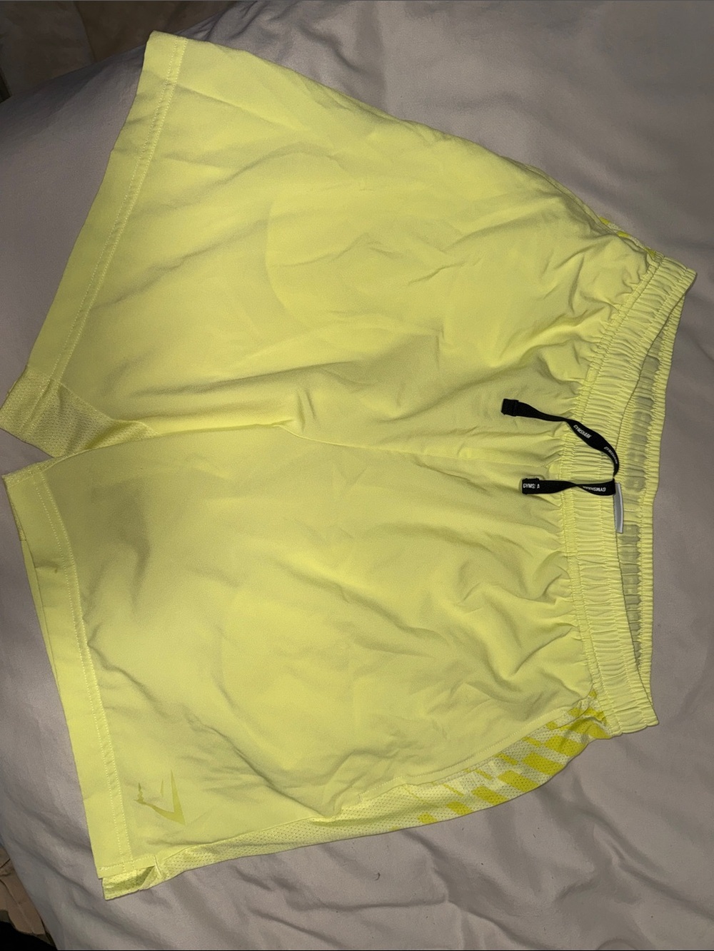 Men’s large Gymshark shorts sports stripe